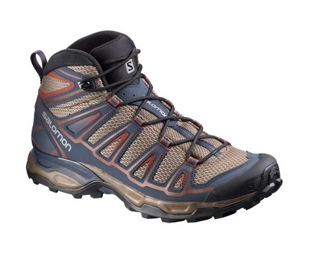 Salomon X Ultra Mid Aaro Shrew – Vandrestøvle – Blå/Brun – Str. 46 2/3