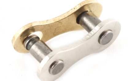 Samleled til alm kæde brun/guld.