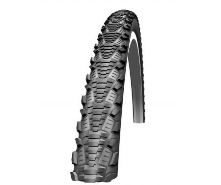 Schwalbe CX Comp Kevlar-Guard Cross med refleks sider – Tråddæk – 700x35c