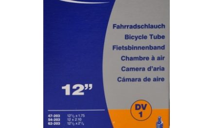 Schwalbe slange 12 1/2 x 2. 1/4 med almindelig ventil DV1