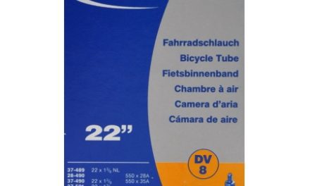 Schwalbe slange 22 x 1. 3/8 med almindelig ventil DV8