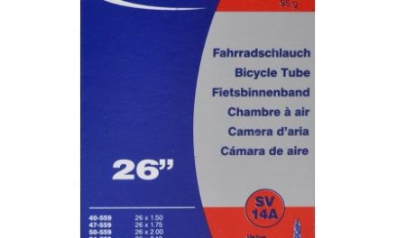 Schwalbe slange 26 x 1,50-2,10 XX-Light med Racer ventil SV14A