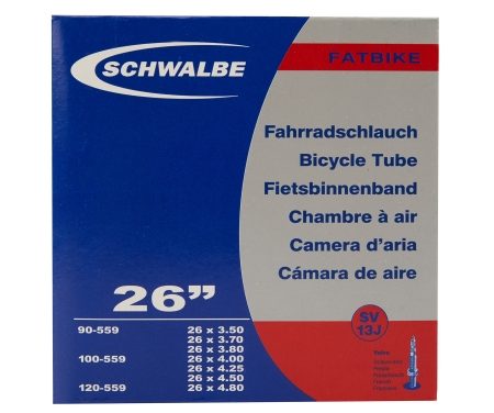 Schwalbe slange 26×3,50/4,80 med Racer ventil SV13J