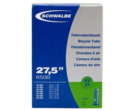 Schwalbe slange 27,5×1,50/2,40 med Auto ventil AV21