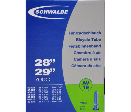 Schwalbe slange 700 x 40-62c 27/29" med Auto ventil AV19