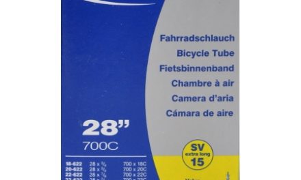 Schwalbe slange 700×18-28c med 60 mm. Racer ventil SV15