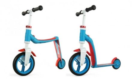 Scoot & Ride Highwaybaby+ – Løbehjul-/balancecykel 2i1 – Blå/Rød