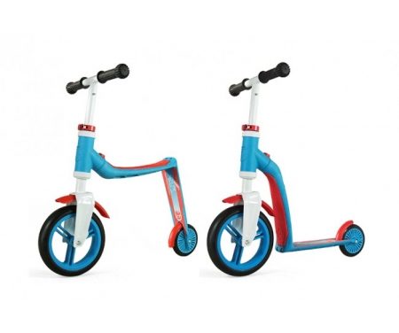 Scoot & Ride Highwaybaby+ – Løbehjul-/balancecykel 2i1 – Blå/Rød