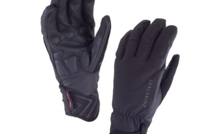 Sealskinz Highland – Dame vintercykelhandsker – Sort/grå