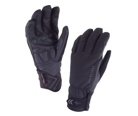 Sealskinz Highland – Dame vintercykelhandsker – Sort/grå