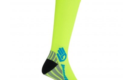 Sensor Compress – Kompressions cykelstrømper – Sort/neon