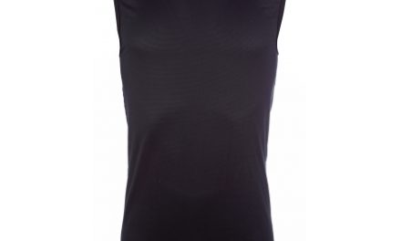 Sensor Coolmax Air – Svedundertrøje uden ærmer til herrer – Sort