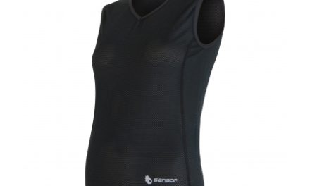 Sensor Coolmax Fresh Air – Svedundertrøje uden ærmer til damer – Sort