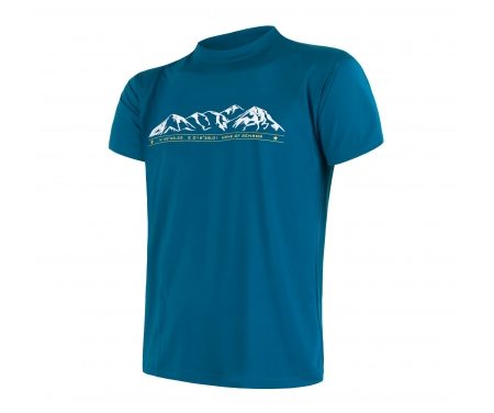Sensor Coolmax Fresh PT Mountain – T-shirt med korte ærmer – Blå