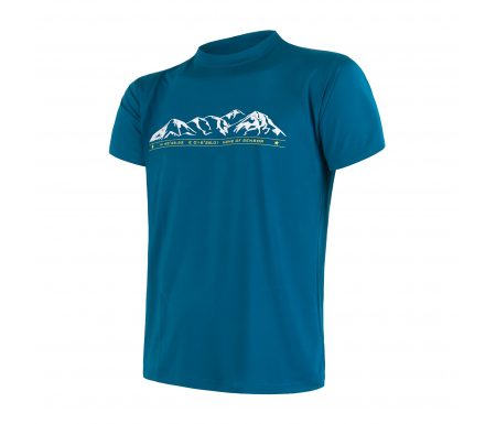 Sensor Coolmax Fresh PT Mountain – T-shirt med korte ærmer – Blå
