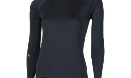 Sensor Coolmax Fresh – Svedundertrøje med lange ærmer til damer – Sort