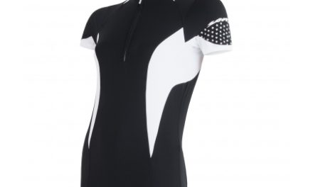 Sensor Cyklo Race – Cykletrøje med korte ærmer – Dame – Sort/hvid