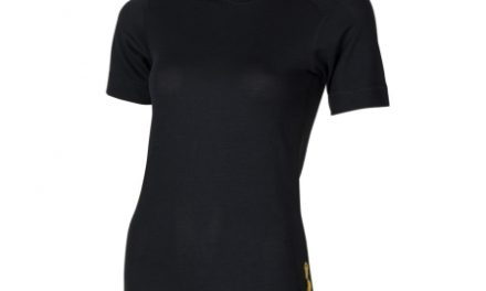 Sensor Double Face Evo – Svedundertrøje med korte ærmer til damer – Sort