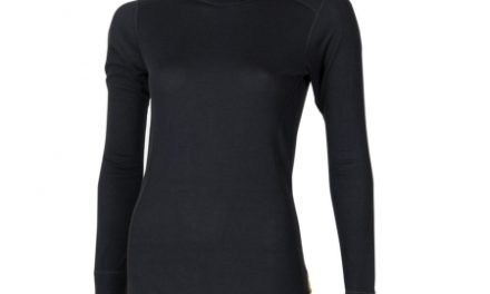 Sensor Double Face Evo – Svedundertrøje med lange ærmer til damer – Sort