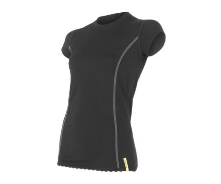 Sensor Merino Active -Uld T-shirt med korte ærmer – Dame – Sort