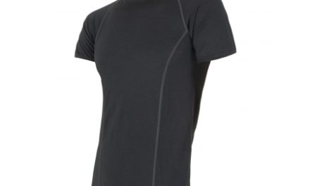Sensor Merino Active – Uld T-shirt med korte ærmer – Herre – Sort