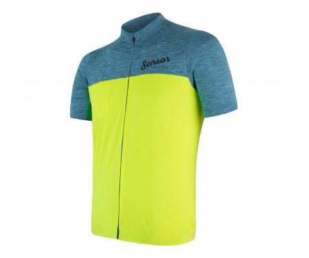 Sensor Motion FZ Jersey – Cykeltrøje med korte ærmer – Blå/Gul