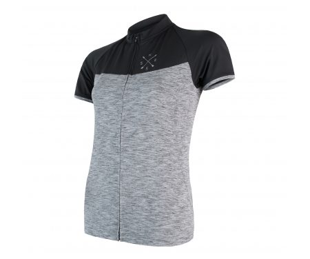 Sensor Motion FZ Jersey – Dame Cykeltrøje med korte ærmer – Grå/Sort