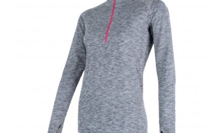 Sensor Motion – Langærmet t-shirt – Dame – Gråmeleret