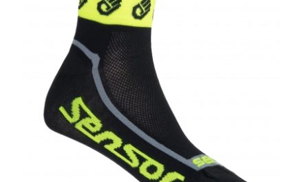 Sensor Race Lite – Cykelstrømper – Sort/gul