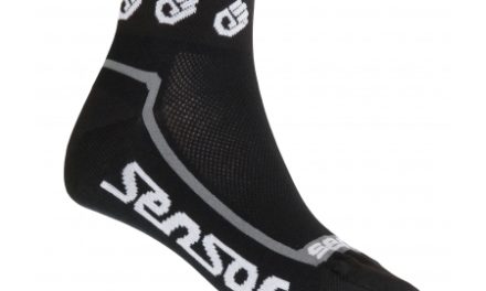 Sensor Race Lite – Cykelstrømper – Sort/Hvid