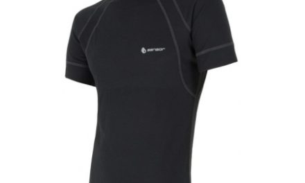 Sensor Svedundertrøje korte ærmer Double Face Evo – Sort