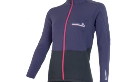 Sensor Technostretch jersey – Vinter cykeltrøje – Dame – Sort/lilla