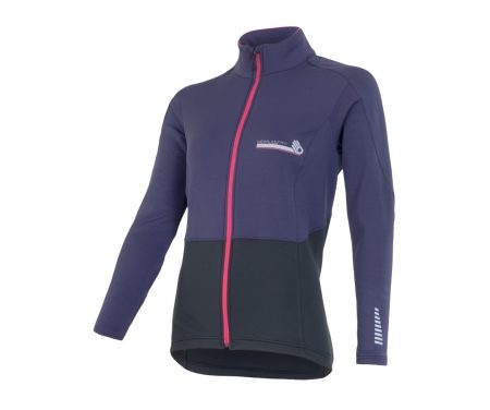 Sensor Technostretch jersey – Vinter cykeltrøje – Dame – Sort/lilla