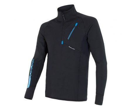 Sensor Technostretch – Thermo fleecetrøje – Sort