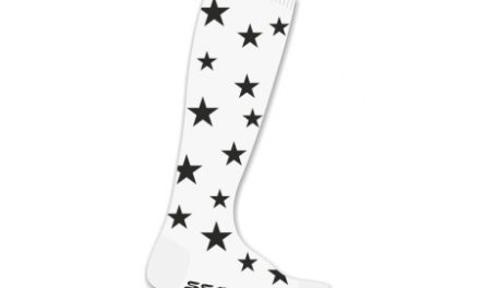 Sensor Thermosnow Stars – Skisokker – Hvid/Sort