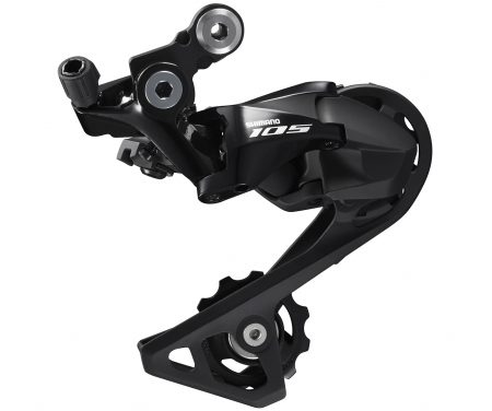 Shimano 105 Bagskifter sort – RD-R7000-SSL til 2  x 11 gear med kort laske