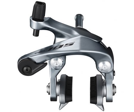 Shimano 105 – Bremseklo sølv BR-R7000 – til forhjul – Centerbolt
