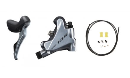 Shimano 105 STI og hydraulisk bremsegreb small højre sølv – ST-R7025R og BR-R7070R
