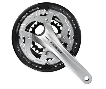 Shimano Alivio kranksætTriple – Sølv 48-36-26 tands 175 mm