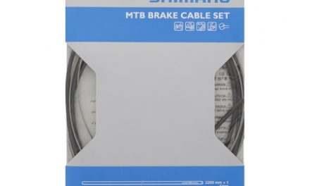 Shimano Bremsekabelsæt – MTB Rustfri – For-og bagbremsekabel komplet – Sort