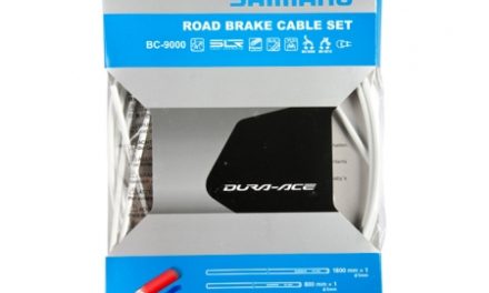 Shimano Dura Ace Bremsekabelsæt – Road Polymer – For-og bagbremsekabel komplet – Hvid