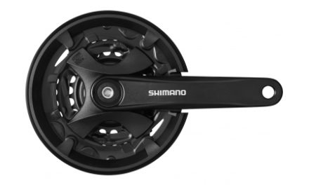 Shimano – Kranksæt FC-MT100 – 3×9 gear 40-30-22  tands – 175 mm pedalarme