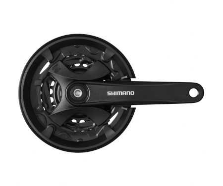 Shimano – Kranksæt FC-MT100 – 3×9 gear 40-30-22  tands – 175 mm pedalarme