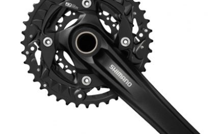 Shimano – Kranksæt FC-MT500 – 3×10 gear 40-30-22  tands – 175 mm pedalarme