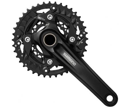 Shimano – Kranksæt FC-MT500 – 3×10 gear 40-30-22  tands – 175 mm pedalarme