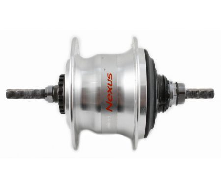 Shimano Nexus – Bagnav med 7 gear og friløb og til rullebremse – Type SG-C3000-7R – Sølv