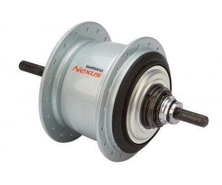 Shimano Nexus – Bagnav med 8 gear og friløb og til rullebremse – Type SG-C6000-8R – Sølv