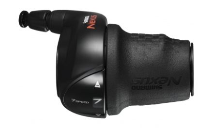 Shimano Nexus – Revo Greb 7 Gear – Sort – inklusiv gearwire med yderkabel – For CJ-NX10