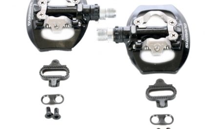 Shimano pedaler SPD PD-A530 Combi Sort – Inklusiv klamper