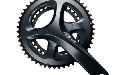 Shimano Sora FC-R3000 – Compact dobbelt kranksæt 50-34 tands – 175 mm pedalarme Sort
